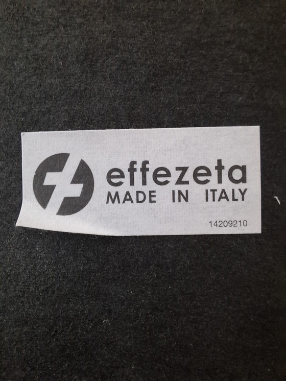 Image 1 of Effezeta Post modern eettafel set met 5 stoelen italian Design jaren 80 