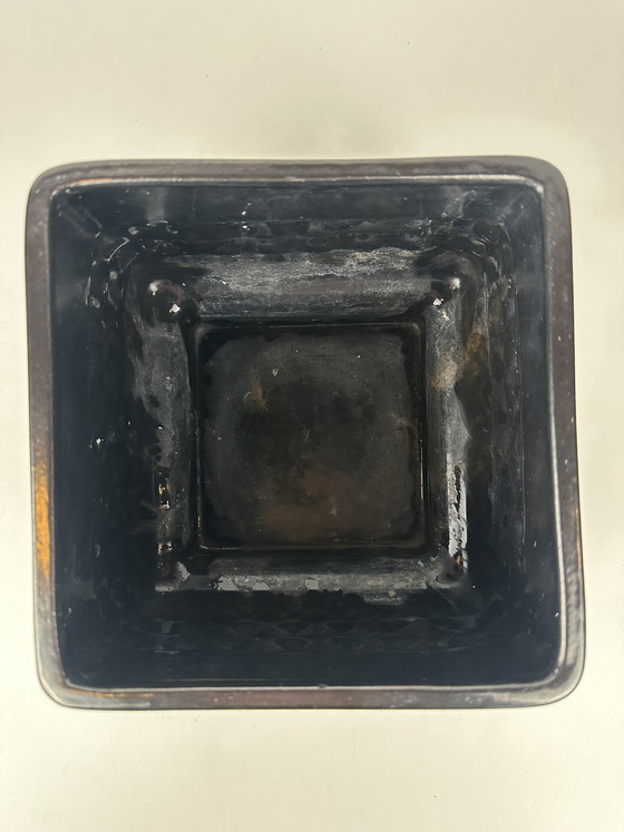 Image 1 of Vintage flower pot - square - Fohr Keramik