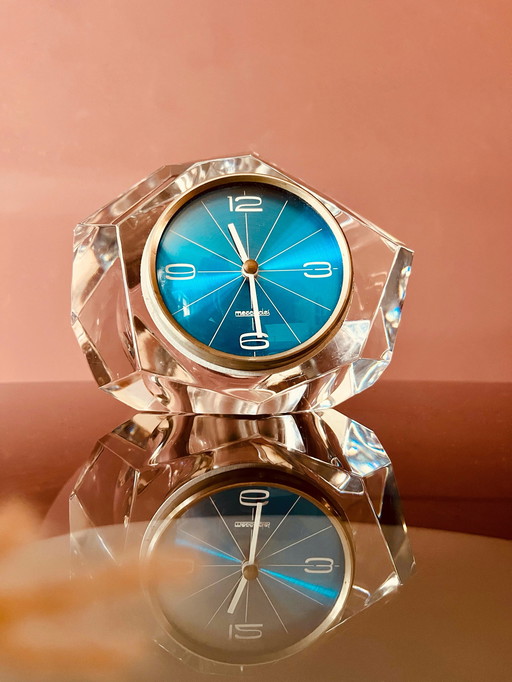 Unique ! Horloge en cristal Mercedes