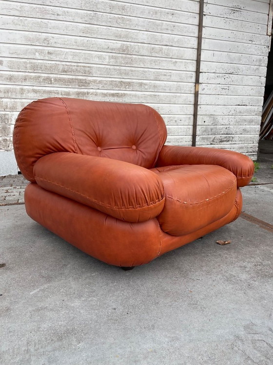 Image 1 of Poltrona lounge Sapporo di Mobil Girgi, design italiano degli anni '70.