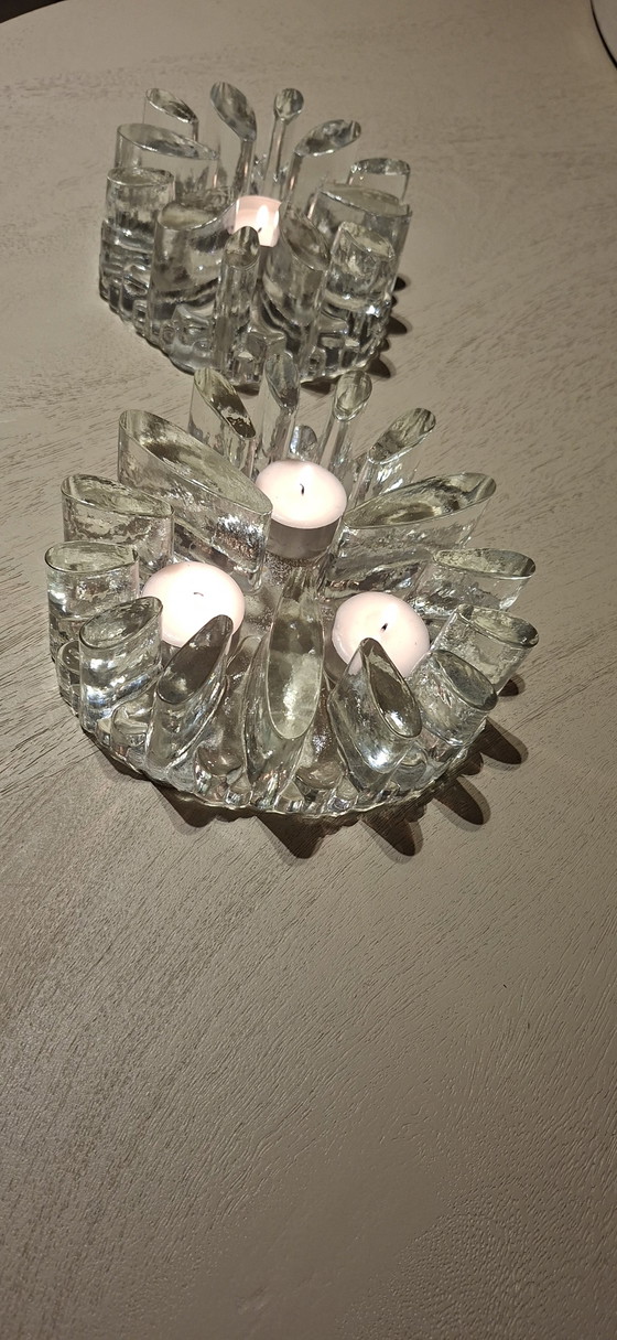 2 Portacandele Vintage Georgshütte – Glass (photo 4 of 7)