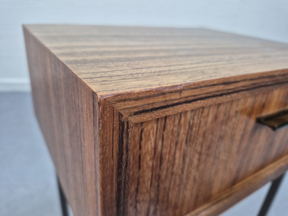 Vintage cabinet/Nightstands/side table Pastoe style. – Metal, Wood (photo 11 of 14)