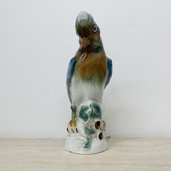Image 1 of Vintage porcelain Parfume lamp bird , 1950s