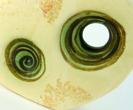 Image 1 of greek vintage VASE by nikos dazelidis, 1960s/70s, signed, sculptural form, space age