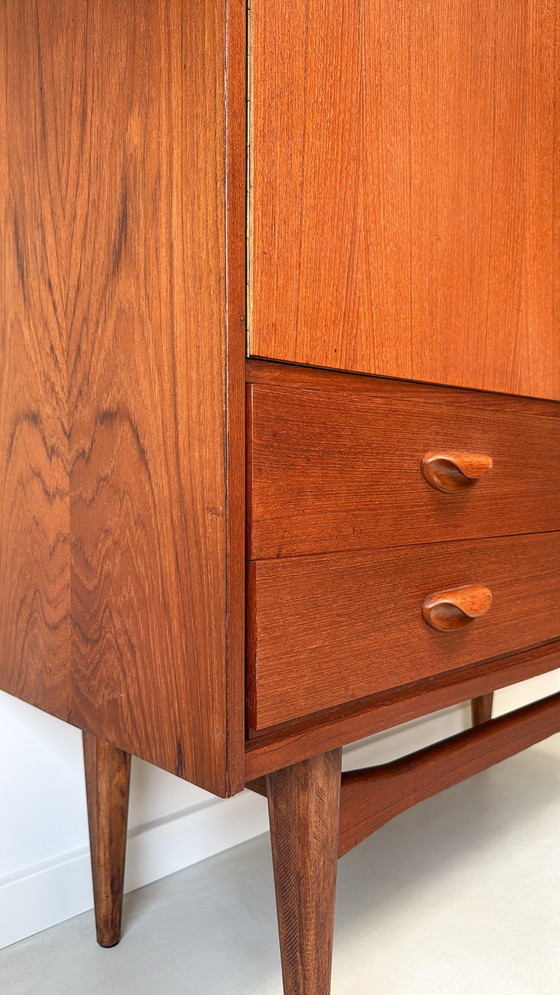 Image 1 of Vintage teak wooden high board