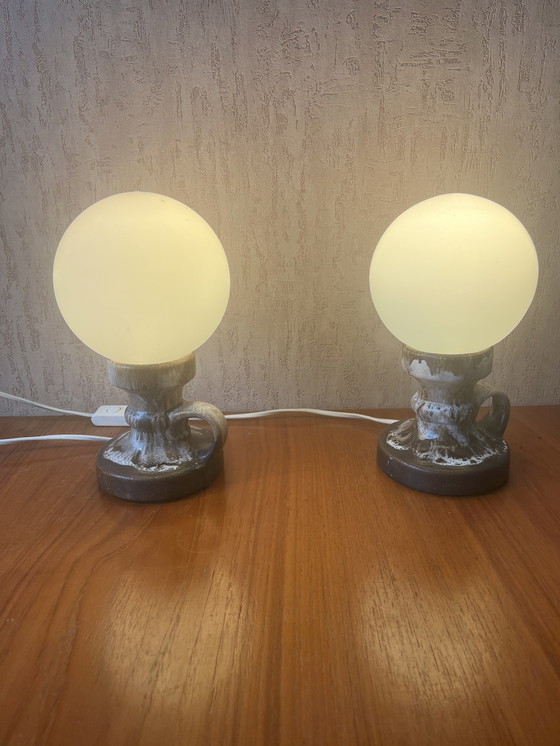 Image 1 of 2x lampada vintage fat lava