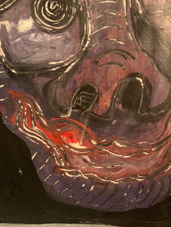 Image 1 of Dipinto Cobra Lucebert 1924-1994 opera dipinta