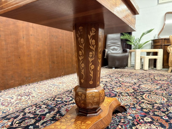 Tavolo da gioco olandese intarsiato del XIX secolo – Tavoli, Legno (photo 7 of 16)