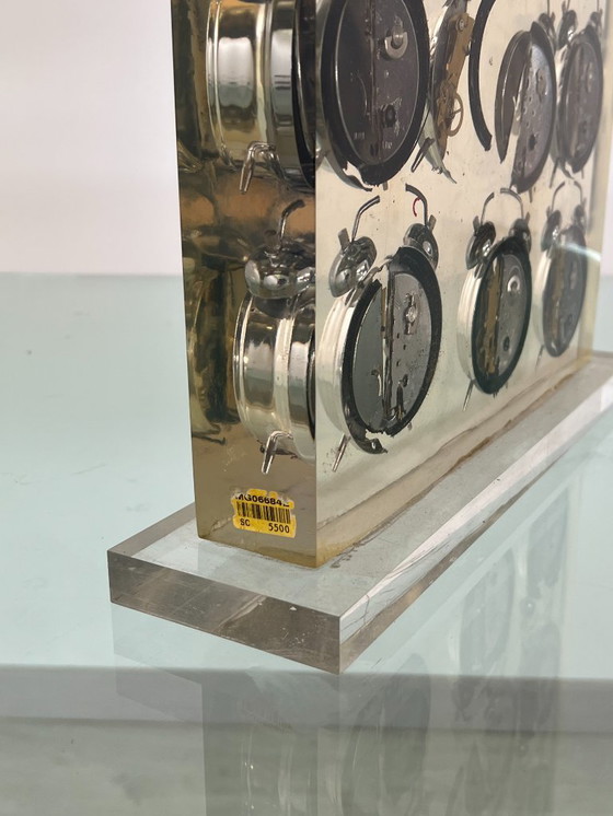Image 1 of Fenandez ARMAN - Sculpture, Untitled (Alarm Clocks) - 43 cm - Resin - 2000