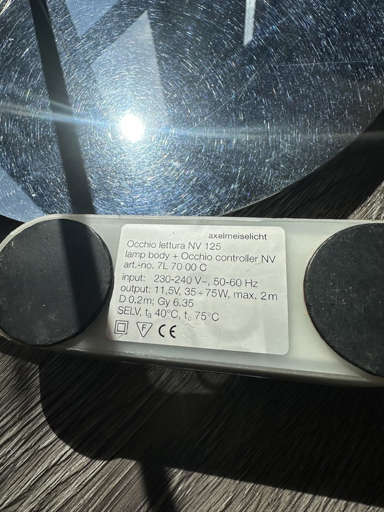 Image 1 of Occhio Lampada da Terra Sento E LED Lettura 125 cm