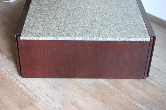 Image 1 of Angelo Mangiarotti 4D Coffee Table for Molteni, Italy 1960s