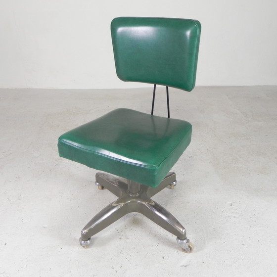 Image 1 of Vintage Office Chair, Swivel And Height Adjustable, 1950s