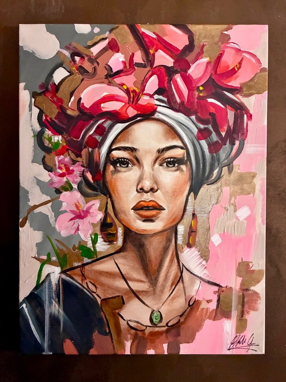 Flowery Thoughts – Paintings & Drawings, Canvas (photo 5 of 10)