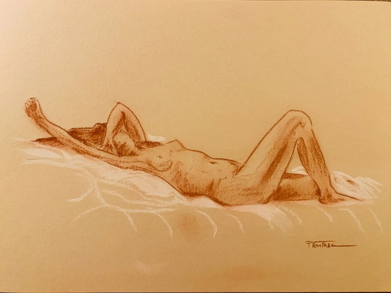 Image 1 of Ritratto di donna "siesta provenzale".