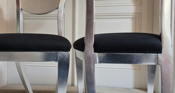 Image 1 of Coppia: 2 sedie Fratello "Angel" – Silver Edition – Design postmoderno – Primo proprietario