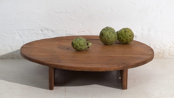 Table basse ronde ancienne en bois de pin – Europe Centrale, circa 1940 – Tables basses, Rustic (photo 3 of 40)