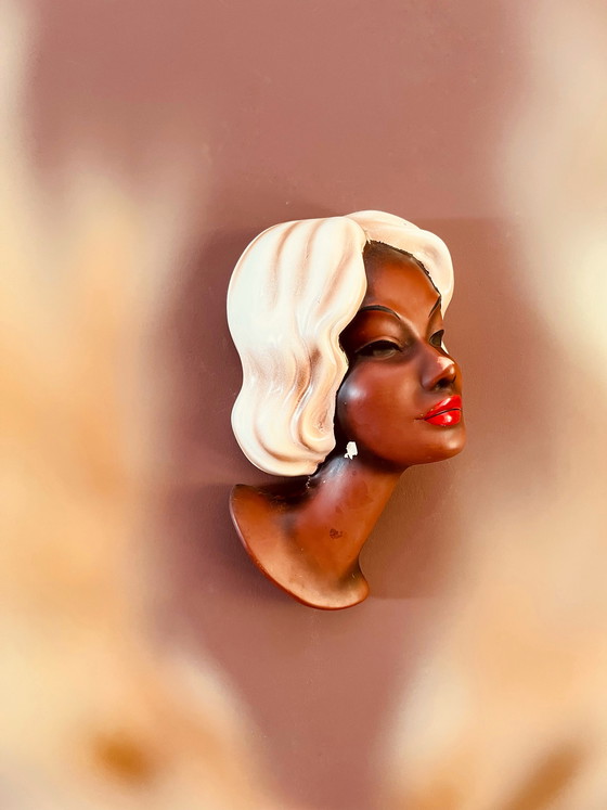 Image 1 of Escultura mural de Cortendorf de la década de 1950 (Marilyn Monroe)