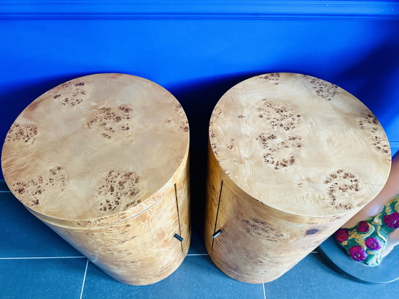 Image 1 of Rare Lemon Furniture Bedside Tables Constant by Burl by Yaniv Chen