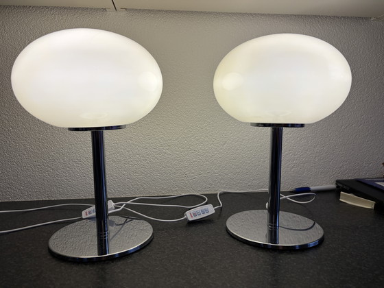 Image 1 of Twee Italiaanse design tafellampjes 