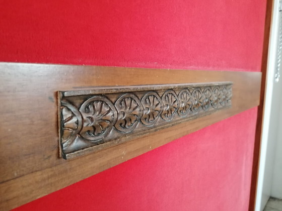 Appendiabiti da parete vintage — ingresso anni ’50–’60 – Velvet, Wood (photo 5 of 5)