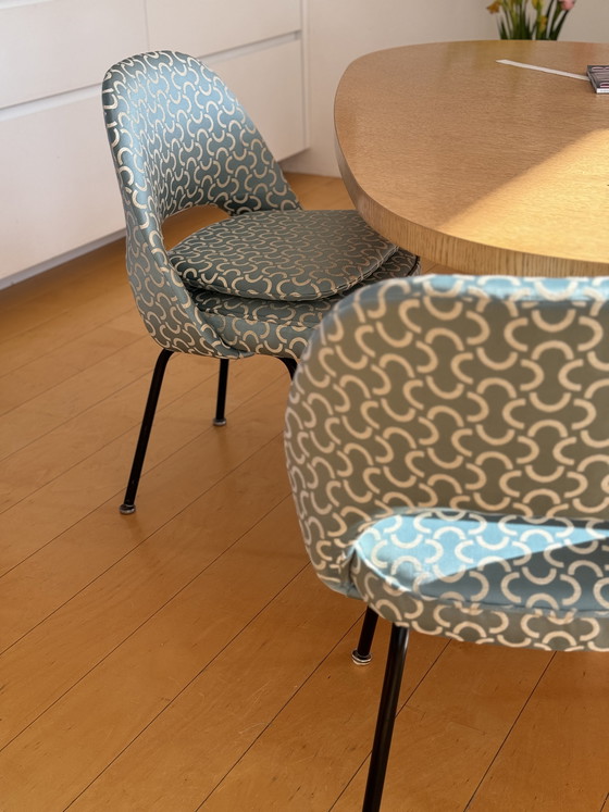 Image 1 of EERO SAARINEN. Per Knoll International. Quattro sedie da conferenza Saarinen, modello 72, anni '50.