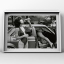 1x Jane Birkin, scène d'été du milieu du siècle, années 1970