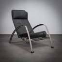 Loungefauteuil met voetenbank van Tecta, jaren 90