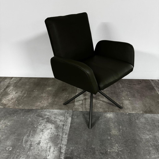 Mist set of 4 – Bert Plantagie, eetkamerstoelen, Leather, Calfskin
