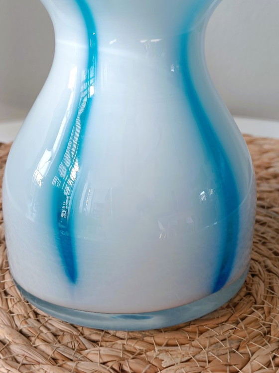 Image 1 of Hand-blown studio glass vases | Set of 2 | Czechoslovakia |