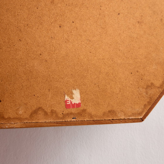 Image 1 of MK11166 Octagonal teak framed mirror