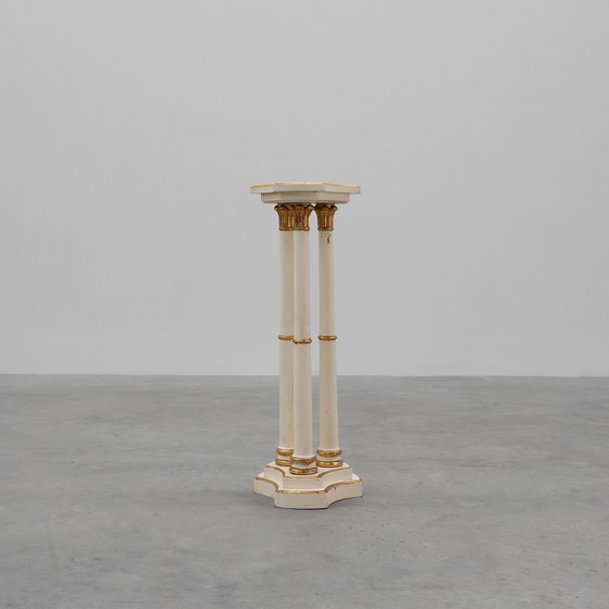 Image 1 of Franse 20e-eeuwse console in Lodewijk XV-stijl in hout