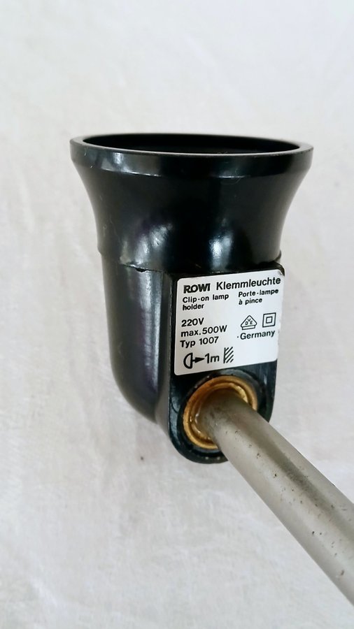 Image 1 of 2 vintage oranje cliplampen van REVUE, 1970