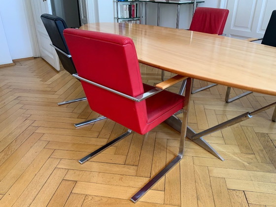 Image 1 of Mesa de conferencias/comedor con 4 sillas