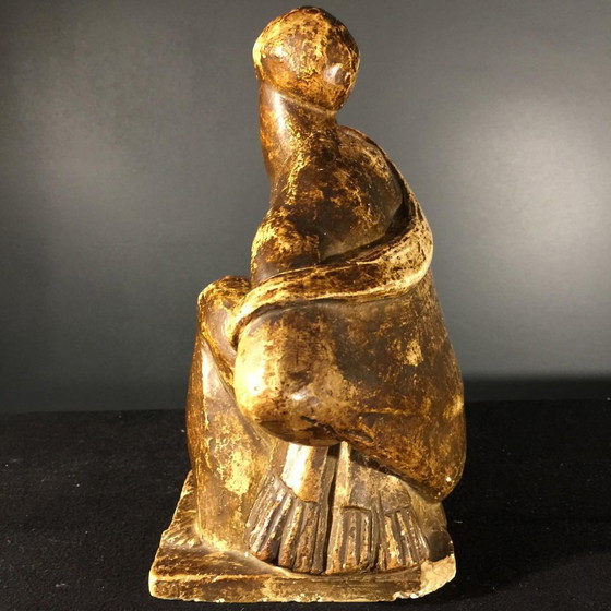 Sculptures Art Déco Cubiste Atelier Plâtre Femme Nue par Jean Canneel, années 1930 – Art Deco (photo 4 of 19)