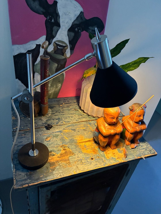 Vintage Stilux Milano Desk lamp, 1960s / Mid-Century – Metal, Chrome (photo 7 of 12)