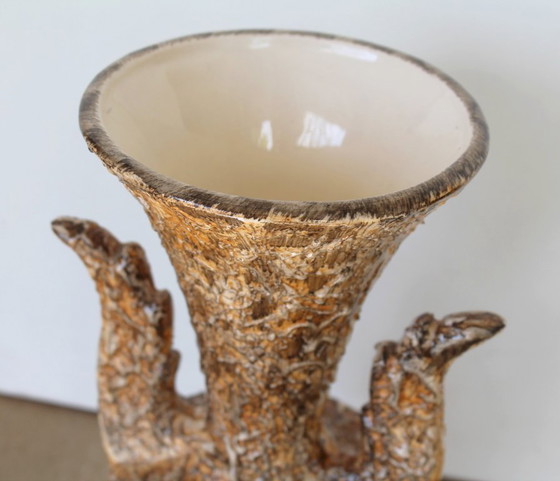 Image 1 of Fat Lava vase Ilkra model 1028 amforavase from the sixties