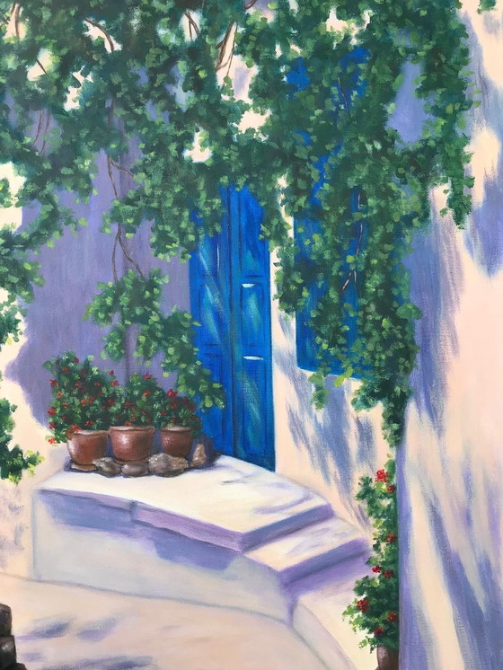 Image 1 of Peinture à l'huile - Irina Gauss - Sérénité méditerranéenne