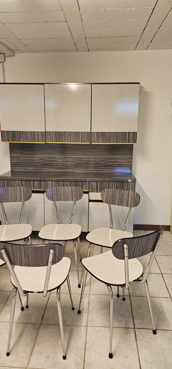 Image 1 of Vintage Formica keukenset, 1961
