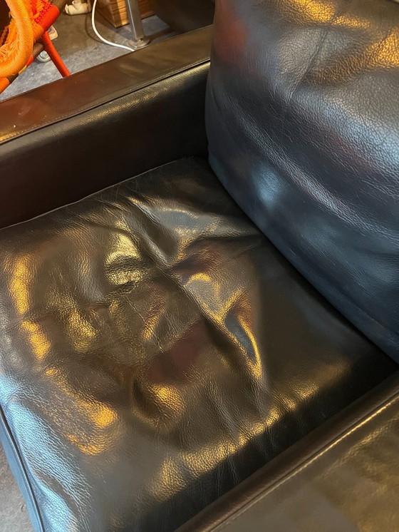 Image 1 of Set di 2 eleganti poltrone vintage in pelle