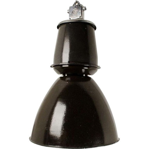 Vintage industriële zolderlamp, Tsjechië 1960