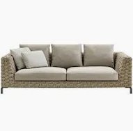 B&B Italia - Ray Composizione da Esterno con 3 Cuscini Decorativi – Accessori da giardino, Modern (photo 3 of 4)