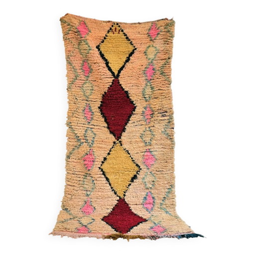 Boucherouite vloerkleed 225x105cm