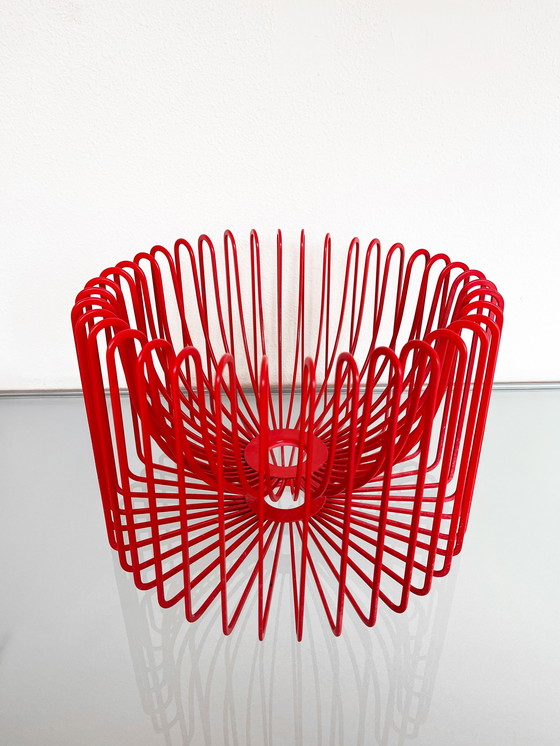 Image 1 of Vintage IKEA 1990s Tradig Ehlen Johansson Fruit Basket Lampshade