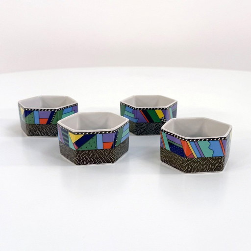 Set of Apero Plates Scenario Metropol by Barbara Brenner for Rosenthal, 1990s