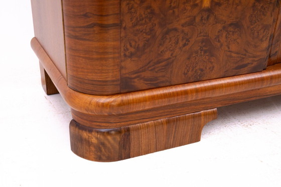 Image 1 of Large Art Deco Chest of Drawers, Poland, 1940s