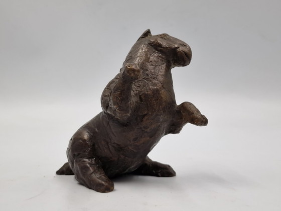 Image 1 of Kleine Bronzeskulptur eines Pferdes, Arthur Spronken?