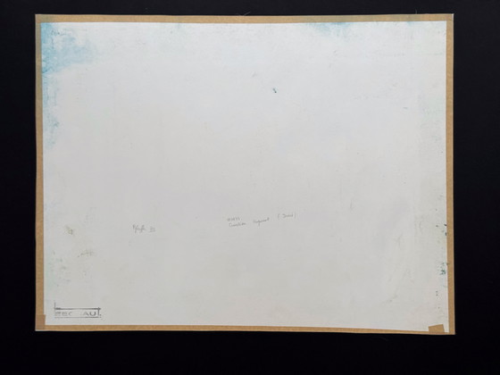 Image 1 of Eugène Eechaut (1928-2019) Aquarelle Paysage, 1973