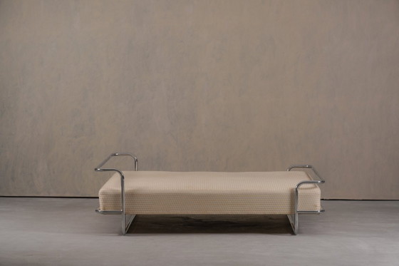 Image 1 of Letto king size vintage "Kromvik" cromato di Knut Hagberg per IKEA, Svezia, anni '80