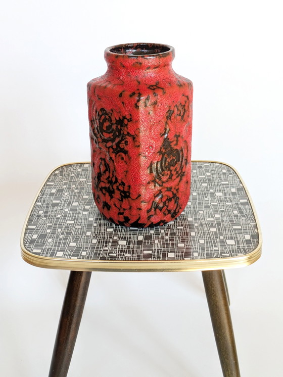 Image 1 of Vintage 1960s Scheurich 282-20 Vase | West German Pottery