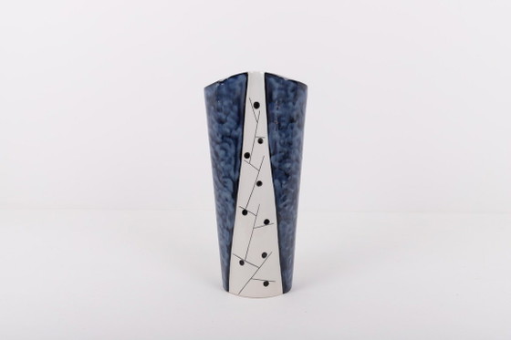 Image 1 of Italian glazed ceramic vase from Alfa, 1980’s